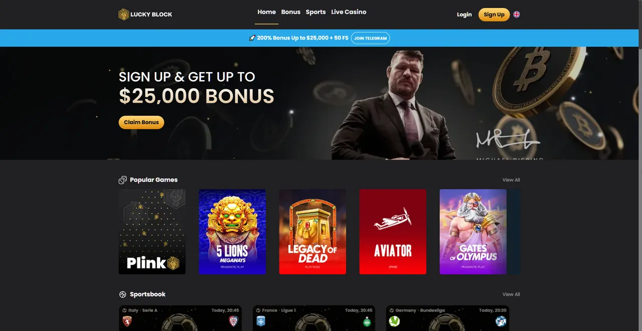 Luckyblock Casino - Kriptovaliutų Kazino Casino